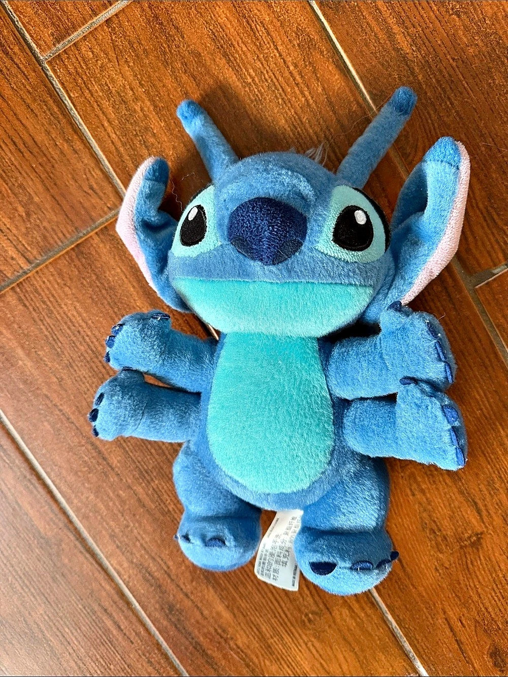 Disney Experiment 626 Six-Arm Stitch Plush Blue & Pink